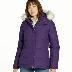 L.L. Bean Women's Ultrawarm Down Jacket In Purple Size S